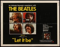 6w0981 LET IT BE 1/2sh 1970 The Beatles, John Lennon, Paul McCartney, Ringo Starr, Harrison, rare!