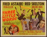 6w1012 THREE LITTLE WORDS style A 1/2sh 1950 Fred Astaire, Red Skelton & dancing Vera-Ellen!