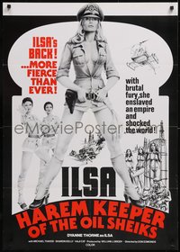 6w0453 ILSA HAREM KEEPER OF THE OIL SHEIKS 27x38 Canadian 1sh 1976 Dyanne Thorne, ultra rare!