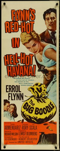6w0677 BIG BOODLE insert 1957 Errol Flynn red-hot in Havana Cuba with sexy Rossana Rory!