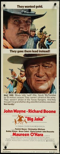 6w0679 BIG JAKE insert 1971 Richard Boone wanted gold but John Wayne gave him lead instead!