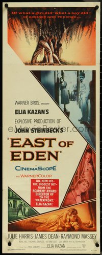 6w0715 EAST OF EDEN insert 1955 first James Dean, John Steinbeck, directed by Elia Kazan!