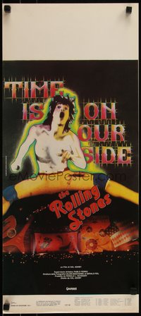 6w0642 LET'S SPEND THE NIGHT TOGETHER Italian locandina 1987 Rolling Stones, Time Is On Our Side!