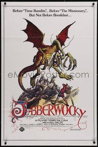 6w0461 JABBERWOCKY 1sh R1982 Terry Gilliam, Monty Python, great fantasy monster art!