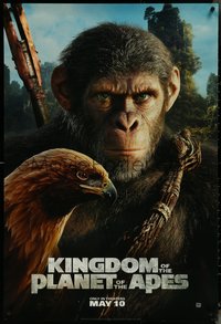 6w0469 KINGDOM OF THE PLANET OF THE APES style D teaser DS 1sh 2024 CGI Teague as Noa, ultra rare!