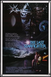 6w0475 LAST STARFIGHTER 1sh 1984 Catherine Mary Stewart & Lance Guest as video game pilot!