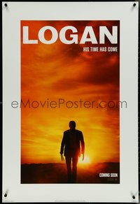 6w0484 LOGAN style C int'l teaser DS 1sh 2017 Jackman in the title role as Wolverine, claws out!