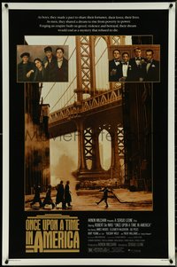 6w0519 ONCE UPON A TIME IN AMERICA 1sh 1984 De Niro, Woods, Sergio Leone, top cast old and young!