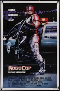 6w0551 ROBOCOP 1sh 1988 Paul Verhoeven, full-length cyborg police Peter Weller by Mike Bryan!