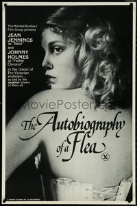 6w0295 AUTOBIOGRAPHY OF A FLEA b/w style 23x35 special poster 1976 John Holmes, Jean Jennings, rare!