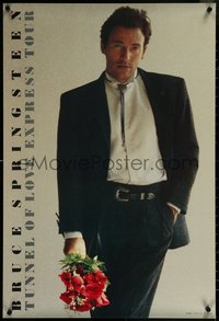 6w0263 BRUCE SPRINGSTEEN 23x34 Columbia promo music poster 1988 Tunnel of Love Express Tour, ultra rare!