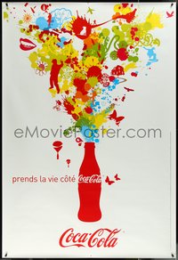 6w0073 COCA-COLA DS 47x69 French advertising poster 2006 wonderful colorful bottle, ultra rare!