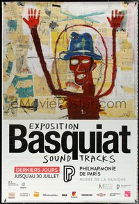 6w0028 EXPOSITION BASQUIAT SOUND TRACKS printer's test DS 47x69 French exhibition 2023 ultra rare!