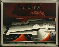 6w0007 LMS 36x45 French commercial poster 1985 A.M. Cassandre art from earlier poster, ultra rare!