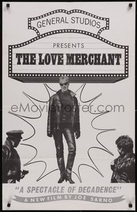 6w0310 LOVE MERCHANT 23x35 special poster 1965 Joseph Sarno, a spectacle of decadence!