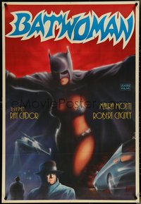 6w0244 BATWOMAN Turkish R1980s Maura Monti, great art of sexy superhero by Huseyin!