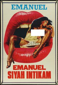 6w0245 BLACK EMANUELLE Turkish 1975 Bitto Albertini's Emanuelle Nera, super sexy Laura Gemser!