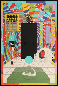 6x0025 2001: A SPACE ODYSSEY #132/250 24x36 art print 2020 Mondo, Sharm Murugiah, regular edition!