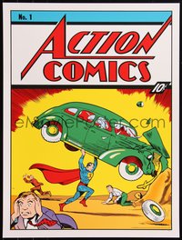 6x0508 ACTION COMICS #54/200 18x24 art print 2018 art by Joe Shuster, Action Comics #1!