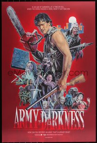 6x0050 ARMY OF DARKNESS #76/250 24x36 art print 2022 art by Paul Mann, variant edition!