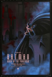 6x0085 BATMAN: MASK OF THE PHANTASM #29/90 24x36 art print 2020 art by Bruce Yan, red foil edition!