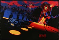 6x0091 BATMAN: THE ANIMATED SERIES #123/150 24x36 art print 2020 Thornley, vs. Joker, foil variant!