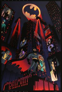 6x0090 BATMAN: THE ANIMATED SERIES #121/175 24x36 art print 2020 Thornley, foil variant edition!