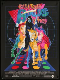 6x0533 BILL & TED'S BOGUS JOURNEY #32/175 18x24 art print 2021 Mondo, art by We Buy Your Kids!