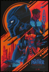 6x0104 BLACK PANTHER artist's proof 24x36 art print 2018 art by Tom Whalen, variant edition!