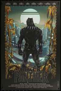 6x0103 BLACK PANTHER #323/375 24x36 art print 2018 Mondo, art of Boseman as T'Challa by Denys Cowan!