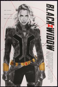 6x0106 BLACK WIDOW #238/250 24x36 art print 2022 Scarlet Johansson by Tula Lotay, regular, Mondo!