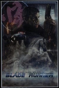 6x0109 BLADE RUNNER #30/150 foil 24x36 art print 2015 art by Casey Callender, Memories!