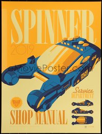 6x0536 BLADE RUNNER signed #48/60 18x24 art print 2013 by Tom Whalen, Spinner Shop Guide, 1st edition!