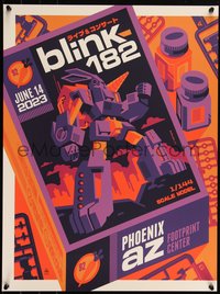 6x0537 BLINK-182 signed #31/50 artist's proof 18x24 art print 2023 by Tom Whalen, Phoenix, AZ!