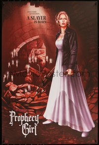 6x0115 BUFFY THE VAMPIRE SLAYER #51/75 24x36 art print 2020 Mondo, Deck, Prophecy Girl, variant ed.!