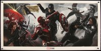 6x0695 CAPTAIN AMERICA: CIVIL WAR #4/150 18x36 art print 2016 Marvel Comics, huge battle!