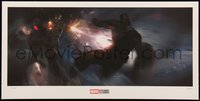 6x0851 CAPTAIN AMERICA: CIVIL WAR #4/150 12x24 art print 2019 Fuentebella, Iron Man & The Cpt.!