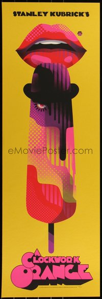 6x0803 CLOCKWORK ORANGE #107/275 12x36 art print 2020 Mondo, art by We Buy Your Kids!