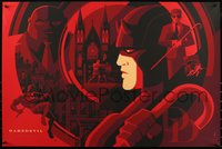 6x0140 DAREDEVIL signed #36/275 24x36 art print 2015 by Tom Whalen, Mondo, regular edition!