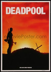 6x0881 DEADPOOL 2 signed 12x17 art print 2018 by artist Doaly, rise and shine princess!