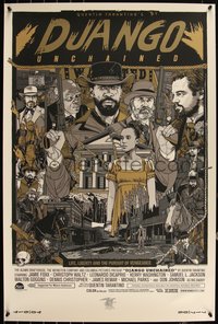 6x0150 DJANGO UNCHAINED #290/290 24x36 art print 2013 Mondo, art by Tyler Stout, variant edition!