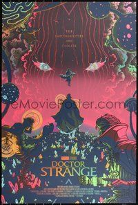 6x0155 DOCTOR STRANGE #4/150 foil 24x36 art print 2018 art by Florey, regular foil edition!