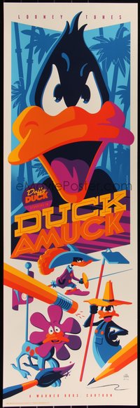 6x0804 DUCK AMUCK signed #17/20 artist's proof 12x36 art print 2022 by Tom Whalen, regular edition!