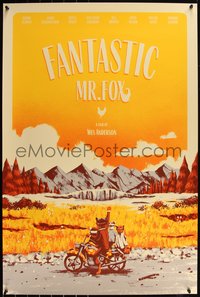 6x0178 FANTASTIC MR. FOX #24/50 24x36 art print 2020 art by Marie Bergeron, first edition!