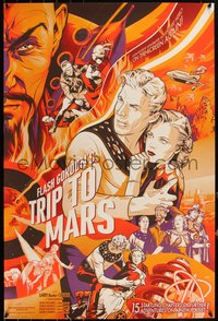 6x0187 FLASH GORDON'S TRIP TO MARS artist signed #237/375 24x36 art print 2014 1938 Serial Edition!