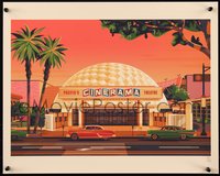 6x0758 GEORGE TOWNLEY #54/405 16x20 art print 2020 Cinerama Dome, tribute variant edition!