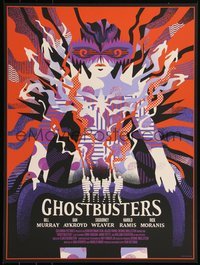 6x0577 GHOSTBUSTERS #140/150 18x24 art print 2020 Mondo, wild art by We Buy Your Kids!