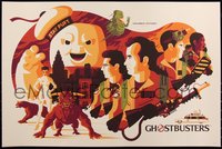 6x0195 GHOSTBUSTERS #254/375 24x36 art print 2018 Mondo, art by Tom Whalen, regular edition!