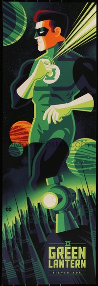 6x0814 GREEN LANTERN #4/100 12x36 art print 2021 art by Tom Whalen, regular edition!