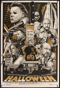 6x0220 HALLOWEEN #30/450 24x36 art print 2021 Michael Myers art by Tyler Stout, variant edition!